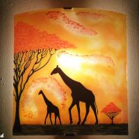 Applique artisanale motif girafe par bistanclak