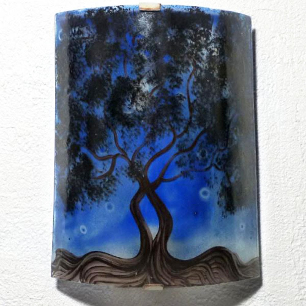 Applique d ambiance decorative bleu motif l arbre de jane 5 