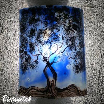 Applique d ambiance decorative bleu motif l arbre de jane 6 