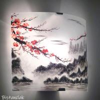 Lampe murale cerisier japonais