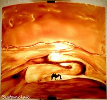 Applique murale décorative dans le désert
